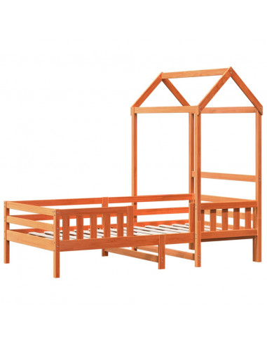 Giroletto con Tetto Cera 100x200 cm in Legno Massello di Pino