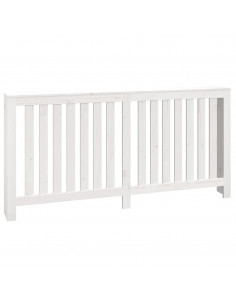 Copertura Termosifone Bianca 169x19x84 cm Legno Massello Pino 2