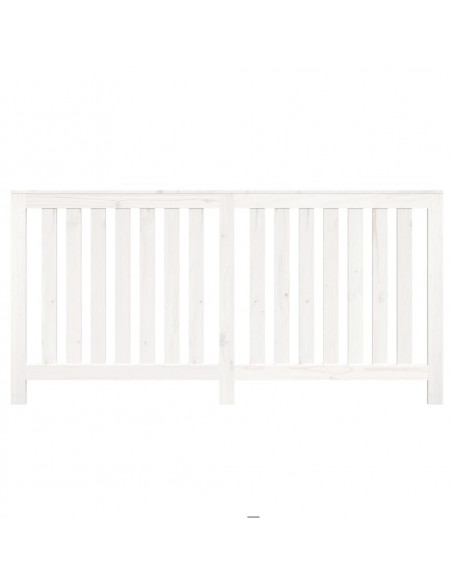 Copertura Termosifone Bianca 169x19x84 cm Legno Massello Pino