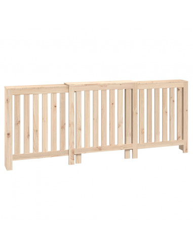 Copertura Termosifone 210x21x85 cm in Legno Massello di Pino