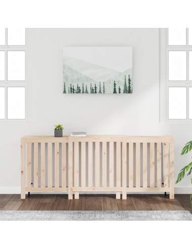 Copertura Termosifone 210x21x85 cm in Legno Massello di Pino