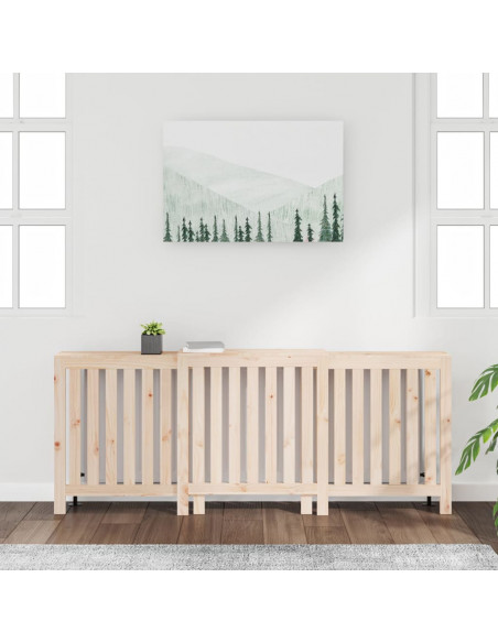 Copertura Termosifone 210x21x85 cm in Legno Massello di Pino