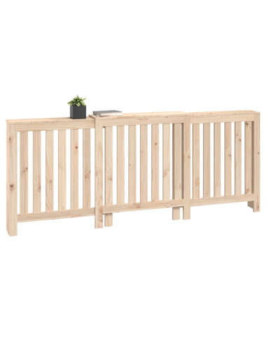 Copertura Termosifone 210x21x85 cm in Legno Massello di Pino