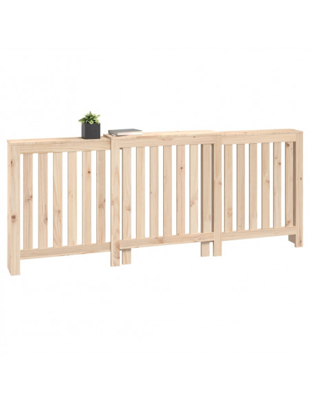 Copertura Termosifone 210x21x85 cm in Legno Massello di Pino