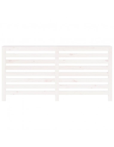 Copertura Termosifone Bianca 169x19x84 cm Legno Massello Pino