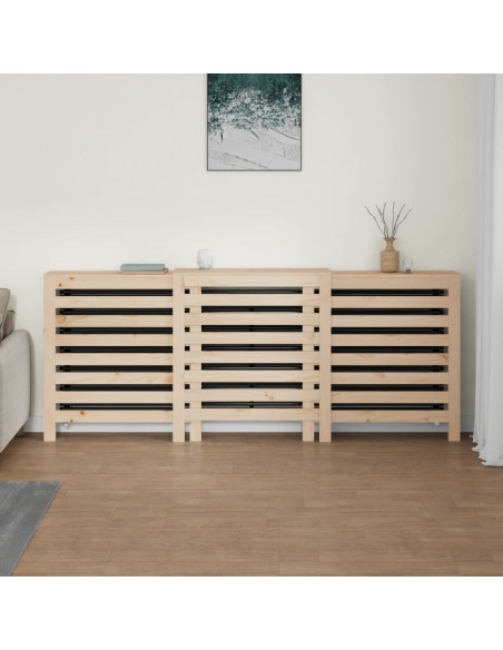 Copertura Termosifone 210x21x85 cm in Legno Massello di Pino