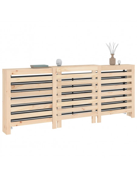 Copertura Termosifone 210x21x85 cm in Legno Massello di Pino