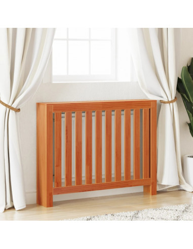 Copertura Termosifone Marrone Cera in Legno Massello Pino