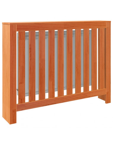 Copertura Termosifone Marrone Cera in Legno Massello Pino