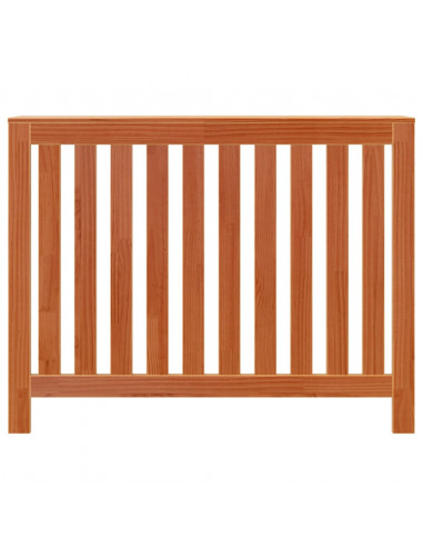 Copertura Termosifone Marrone Cera in Legno Massello Pino