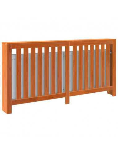 Copertura Termosifone Marrone Cera in Legno Massello Pino