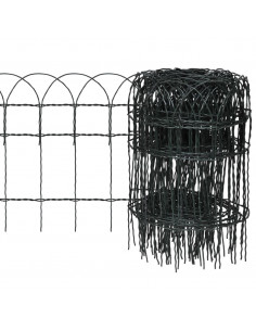 Recinzione per Giardino in Ferro Verniciato a Polvere 10x0,4 m 2