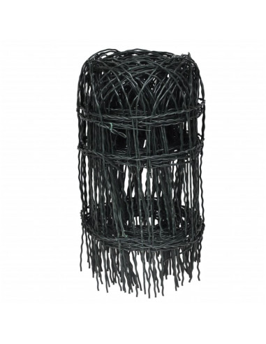 Recinzione per Giardino in Ferro Verniciato a Polvere 25x0,4 m