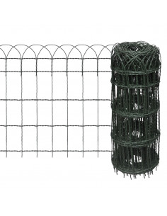 Recinzione per Giardino in Ferro Verniciato a Polvere 10x0,65 m 2