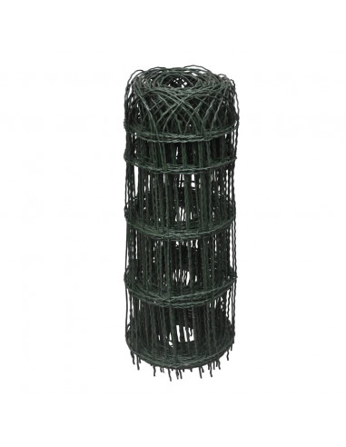 Recinzione per Giardino in Ferro Verniciato a Polvere 10x0,65 m