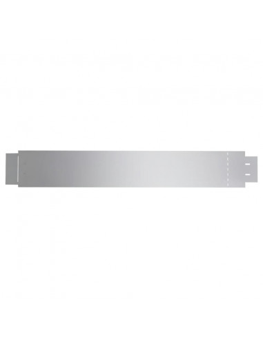 Set 5 pz Bordo prato flessibile in acciaio galvanizzato 100 x 14 cm