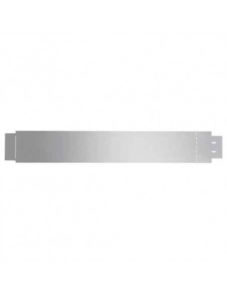 Set 10 pz Bordo prato flessibile in acciaio galvanizzato 100 x 14 cm