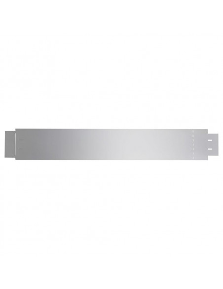 Set 15 pz Bordo prato flessibile in acciaio galvanizzato 100 x 14 cm