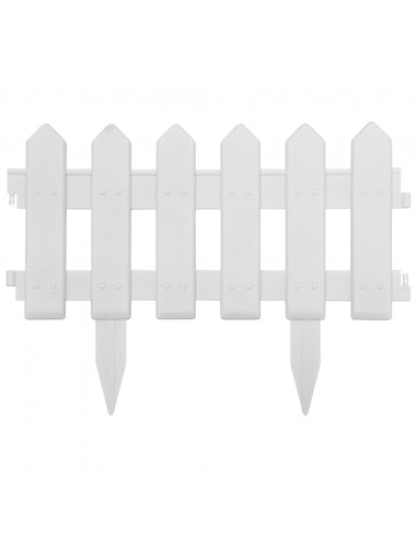 Bordi per Prato 25 pz Bianchi 10 m in PP