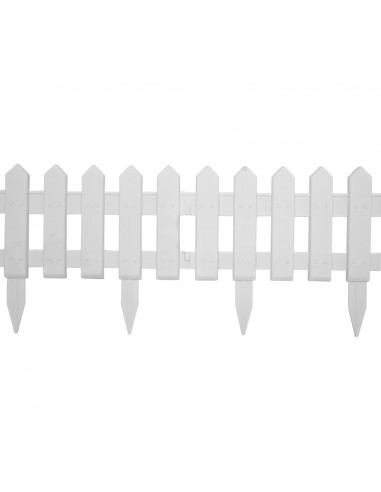 Bordi per Prato 25 pz Bianchi 10 m in PP