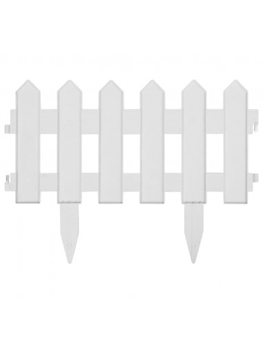 Bordi per Prato 25 pz Bianchi 10 m in PP