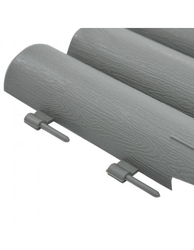 Bordature per Prato 36 pz Grigie 10 m in PP