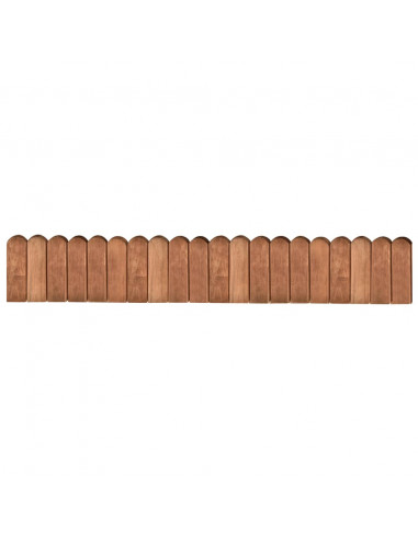 Rotolo di Bordura Marrone 120cm in Legno di Pino impregnato