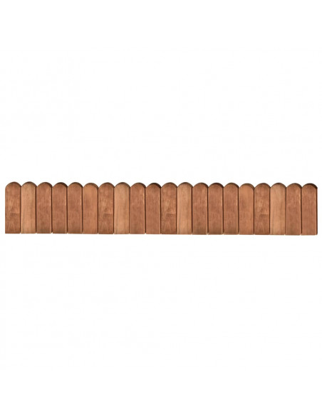Rotolo di Bordura Marrone 120cm in Legno di Pino impregnato
