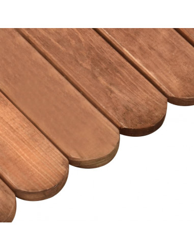 Rotolo di Bordura Marrone 120cm in Legno di Pino impregnato