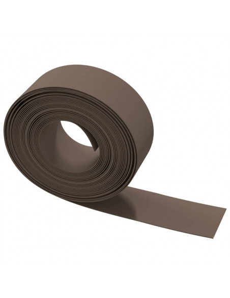 Bordature da Giardino 2 pz Marroni 10 m 20 cm in Polietilene