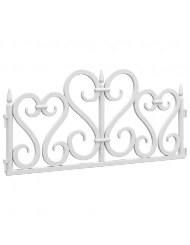 Bordi per Prato 17 pz Bianchi 10 m in PP