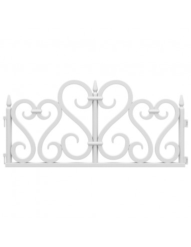 Bordi per Prato 17 pz Bianchi 10 m in PP