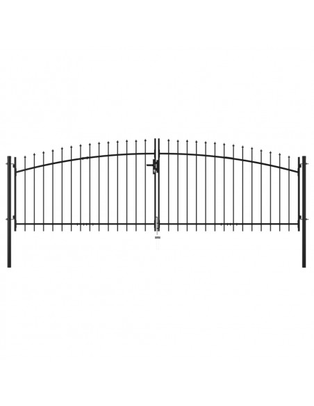 Cancello Doppio con Punte a Lancia 400x175 cm