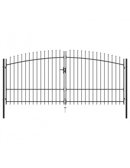 Cancello Doppio con Punte a Lancia 400x225 cm