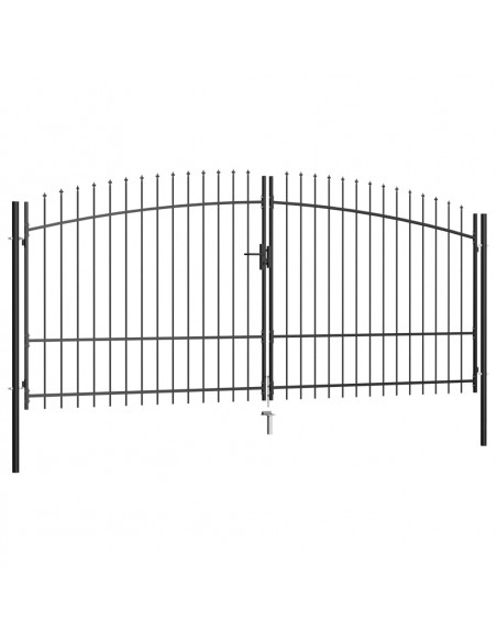 Cancello Doppio con Punte a Lancia 400x225 cm
