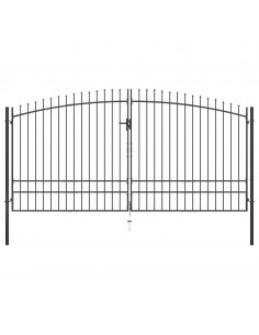 Cancello Doppio con Punte a Lancia 400x248 cm 2