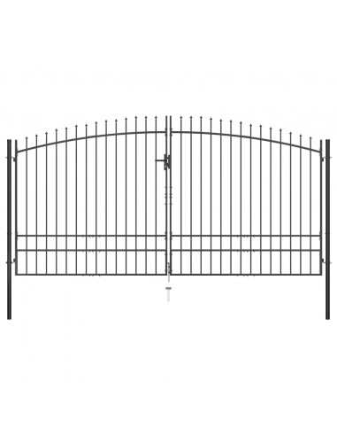 Cancello Doppio con Punte a Lancia 400x248 cm