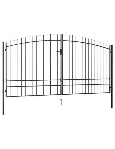 Cancello Doppio con Punte a Lancia 400x248 cm
