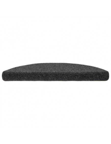 Tappetini per Scale 10 pz Antracite 56x17x3 cm Agugliati