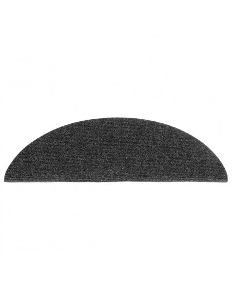 Tappetini per Scale 10 pz Antracite 56x17x3 cm Agugliati