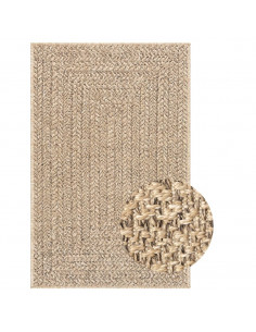 Tappeto ZIZUR 240x340 cm Aspetto Iuta per Interni ed Esterni