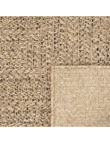 Tappeto ZIZUR 240x240 cm Aspetto Iuta per Interni ed Esterni