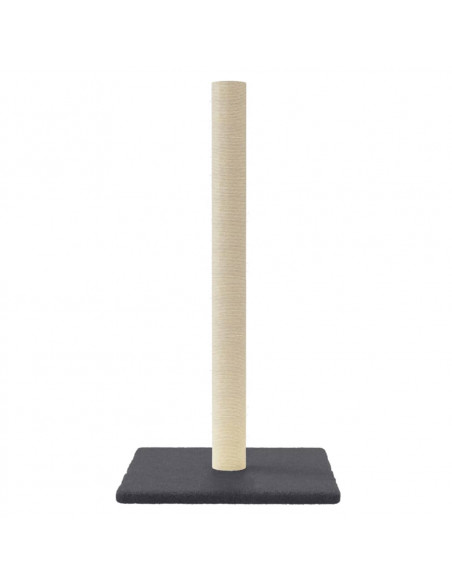 Palo Tiragraffi per Gatti Grigio Scuro 35x35x70 cm