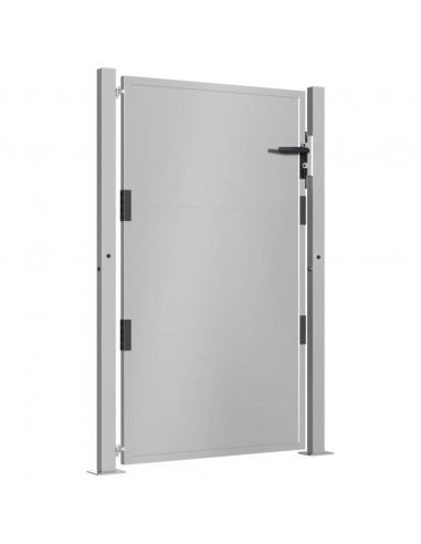 Cancello da Giardino 105x130 cm in Acciaio Corten