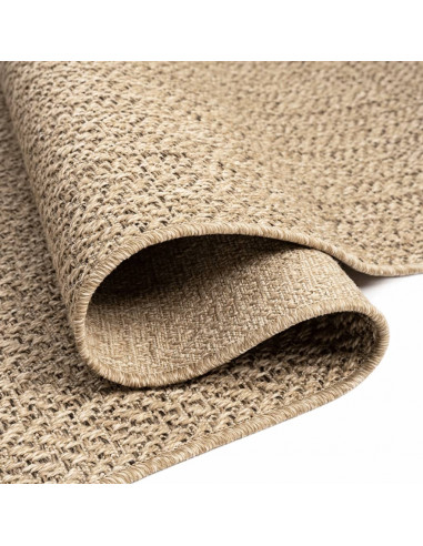 Tappeto ZIZUR 120x120 cm Aspetto Iuta per Interni ed Esterni