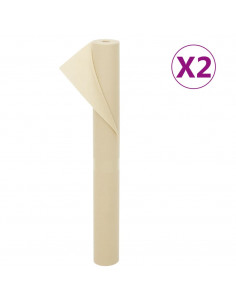 Copertura per Piante 2 Rotoli 70 g/m² 10x1,6 m 2