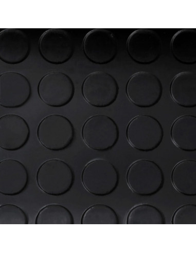 Tappetino Antiscivolo in Gomma 5 x 1 m con Puntini