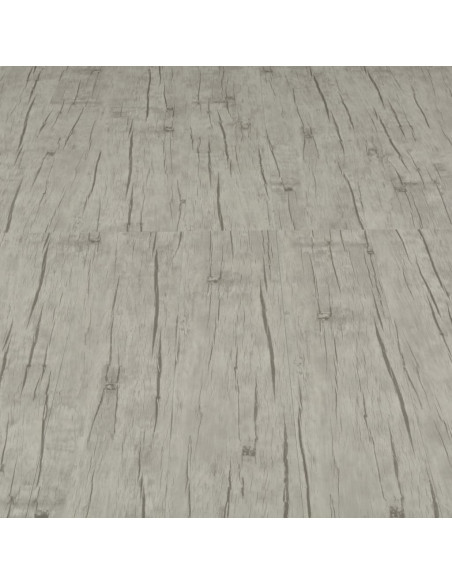 Listoni per Pavimenti Autoadesivi 4,46m² 3mm PVC Rovere Slavato