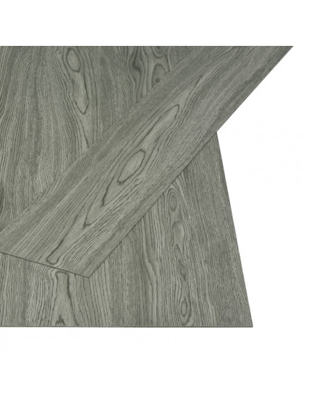 Listoni per Pavimenti Autoadesivi 4,46 m² 3 mm in PVC Grigio