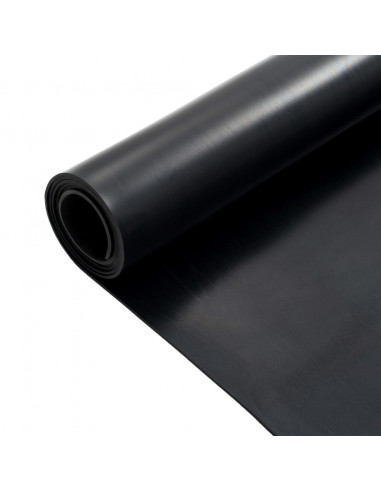 Tappetino Antiscivolo in Gomma 1,2x2 m 3 mm Liscio